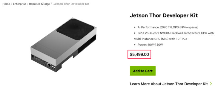 Augmentation du prix NVIDIA Jetson Augmentation du prix NVIDIA Jetson
