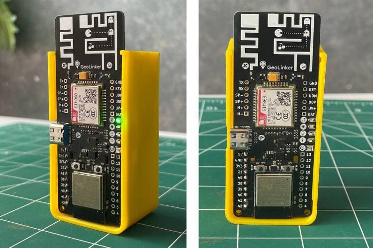 Comment créer un système de géolocalisation multi-basé sur l'IoT pour un suivi intelligent 2 Configuration matérielle de la carte GeoLinker GL868_ESP32 pour le système de géorepérage IoT