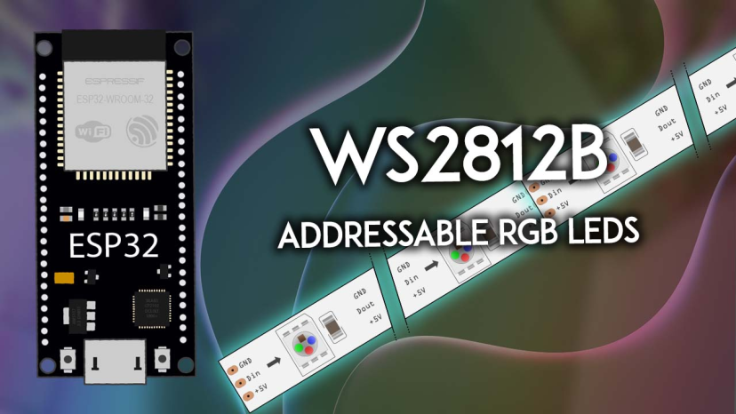 ESP32 : LED RVB adressables WS2812B (Neopixels) - Arduino IDE 2 LED RVB adressables ESP32 WS2812B Neopixels Arduino IDE