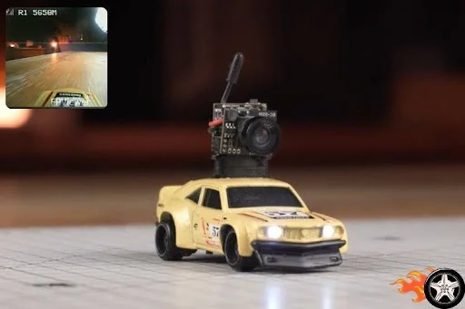 Hot Wheels rencontre l'ingénierie embarquée : à l'intérieur d'une voiture de dérive FPV RC à l'échelle 1:64 1 Hot Wheels car has been transformed into a fully functional FPV RC drift platform by YouTuber Pro Known