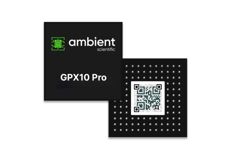Nouveau processeur Ambient Scientific GPX10 Pro : IA intégrée à faible consommation 1 Ambient Scientific GPX10 Pro Cortex M4 MCU always on embedded AI