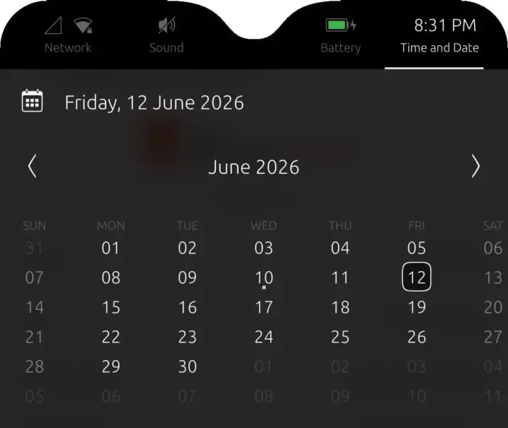 Prise en charge d'Ubuntu Touch Notch Prise en charge d'Ubuntu Touch Notch